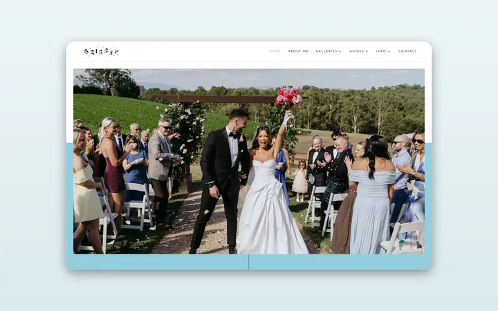 Michael Briggs Photography website, built by Delve Digital
